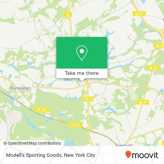 Modell's Sporting Goods map