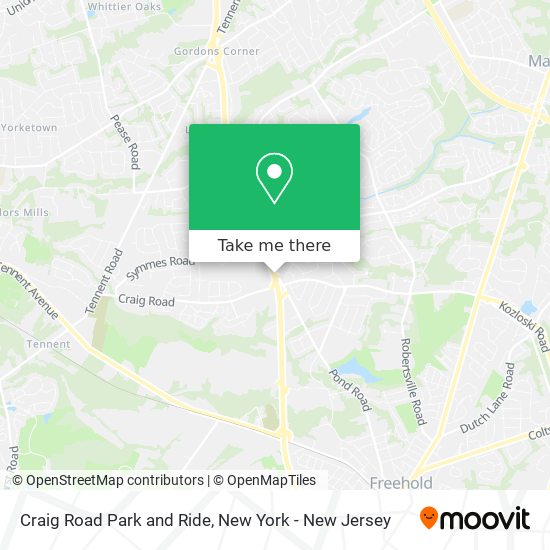 Mapa de Craig Road Park and Ride