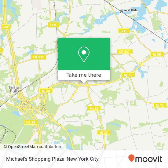 Michael's Shopping Plaza map