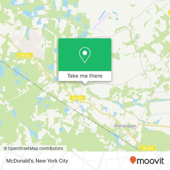 McDonald's map