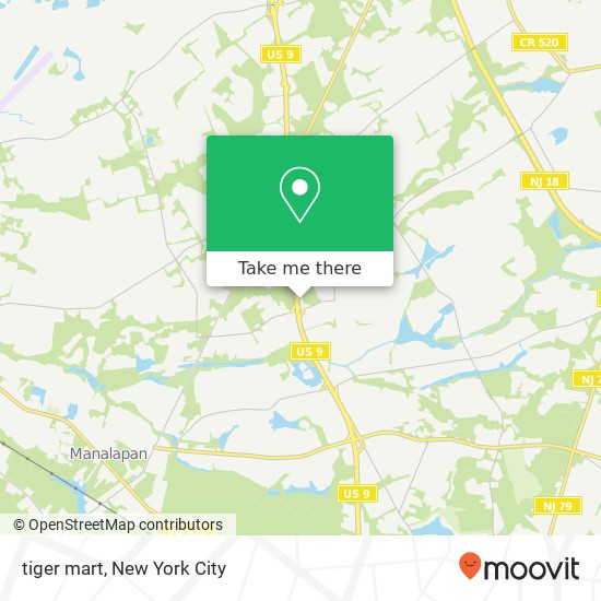 tiger mart map