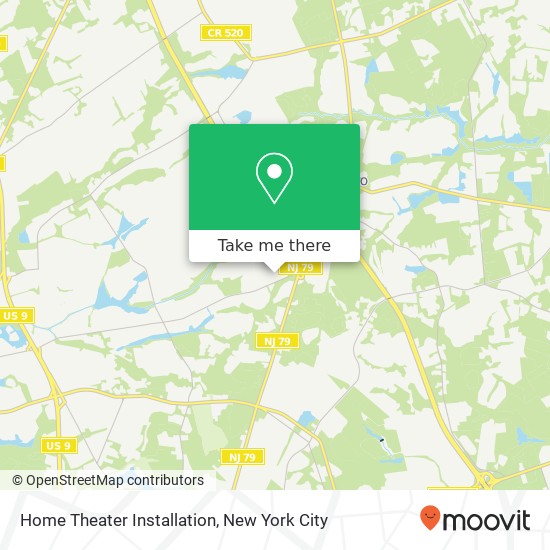 Home Theater Installation map