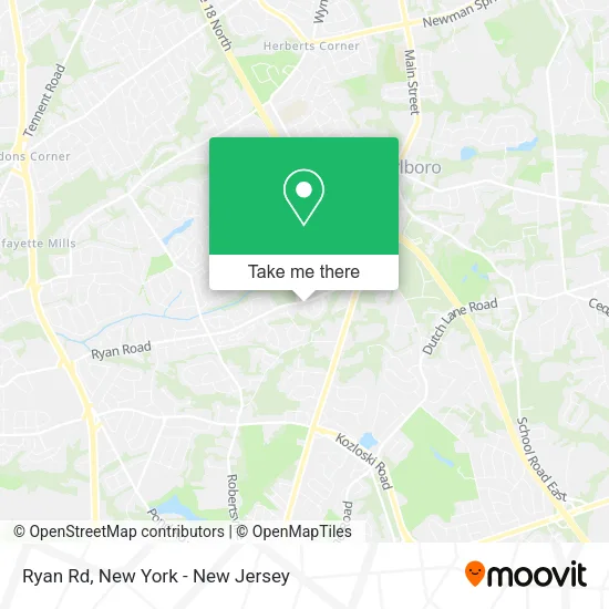 Ryan Rd map