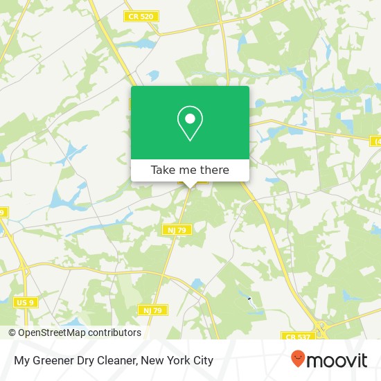 Mapa de My Greener Dry Cleaner