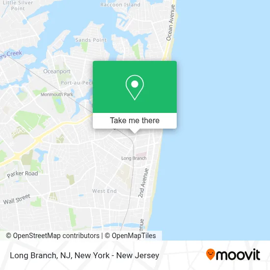 Long Branch, NJ map