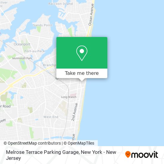 Melrose Terrace Parking Garage map