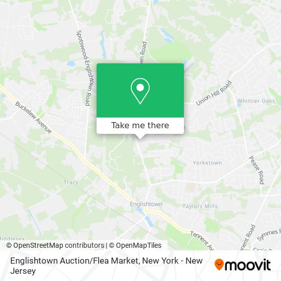 Mapa de Englishtown Auction / Flea Market