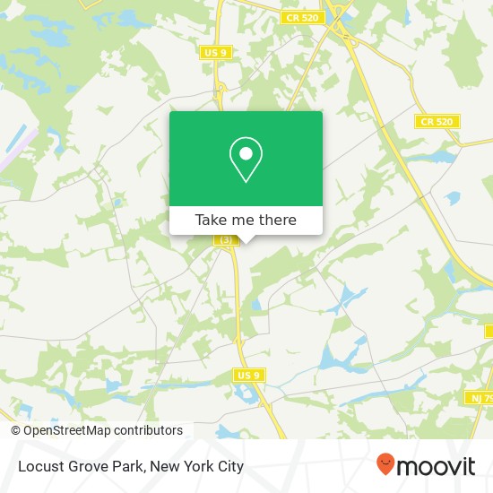 Locust Grove Park map