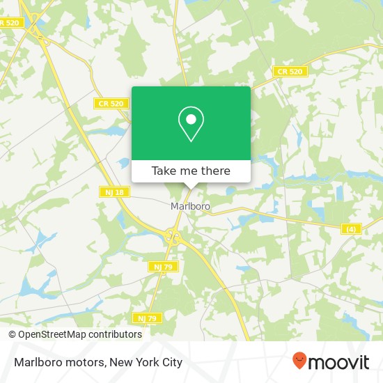 Mapa de Marlboro motors
