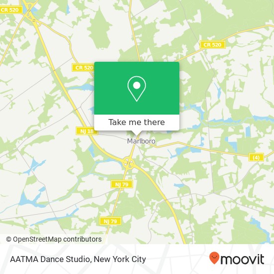 AATMA Dance Studio map
