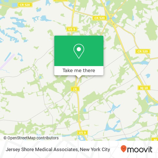 Mapa de Jersey Shore Medical Associates