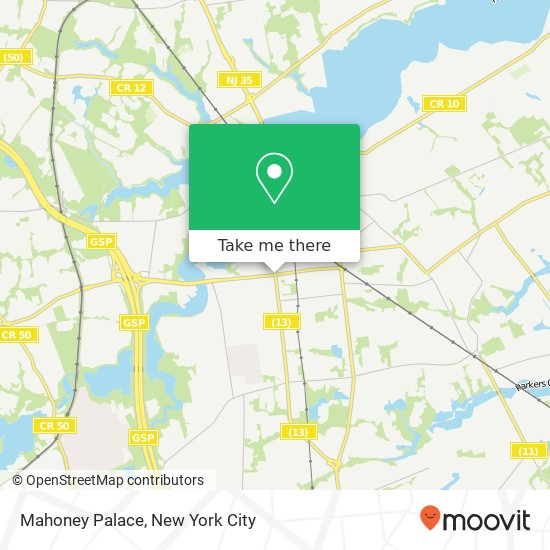 Mapa de Mahoney Palace