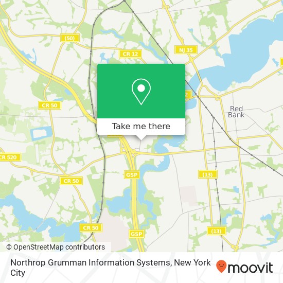 Northrop Grumman Information Systems map