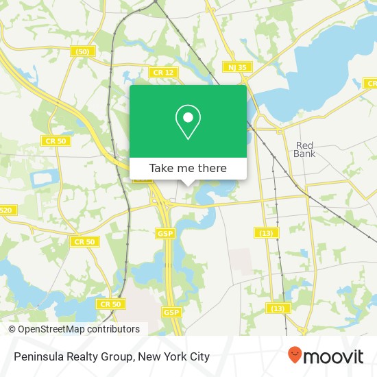 Peninsula Realty Group map
