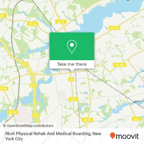 Rbvh Physical Rehab And Medical Boarding map