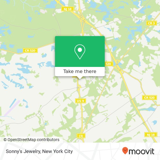 Sonny's Jewelry map