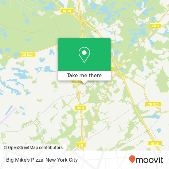 Mapa de Big Mike's Pizza