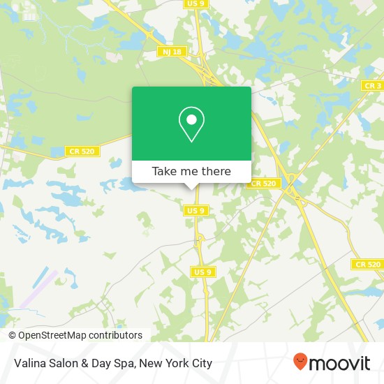 Valina Salon & Day Spa map