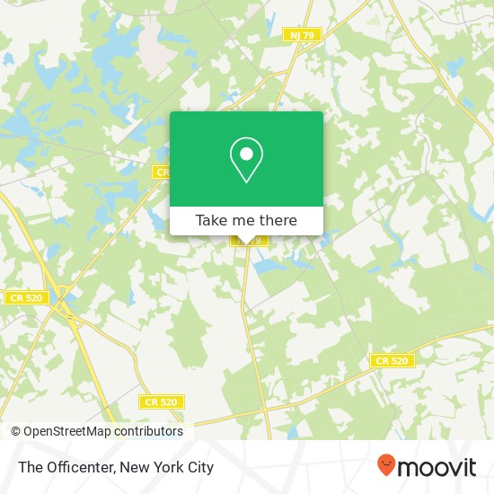 The Officenter map