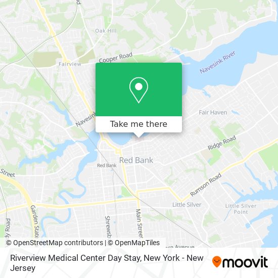 Riverview Medical Center Day Stay map