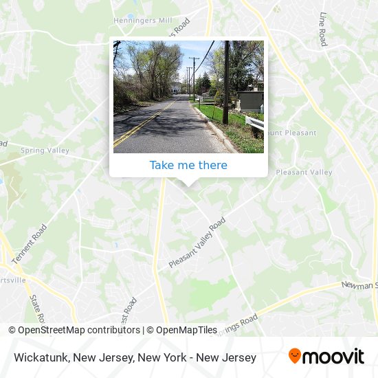 Mapa de Wickatunk, New Jersey