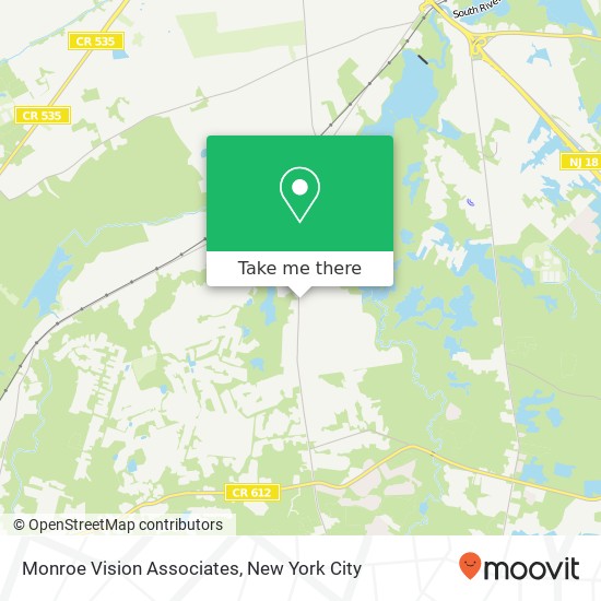 Monroe Vision Associates map