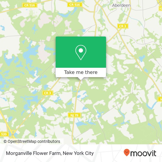 Mapa de Morganville Flower Farm