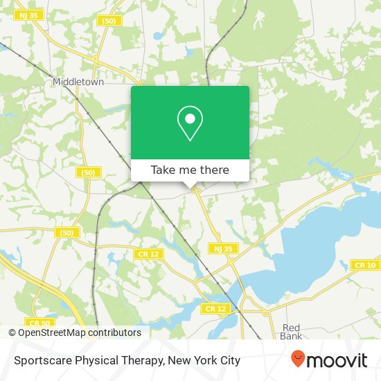 Mapa de Sportscare Physical Therapy