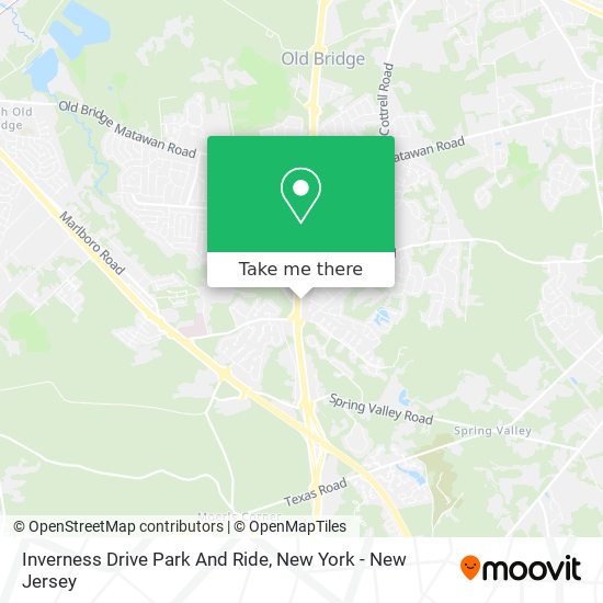 Mapa de Inverness Drive Park And Ride
