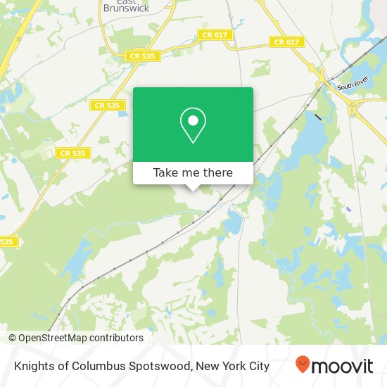 Knights of Columbus Spotswood map