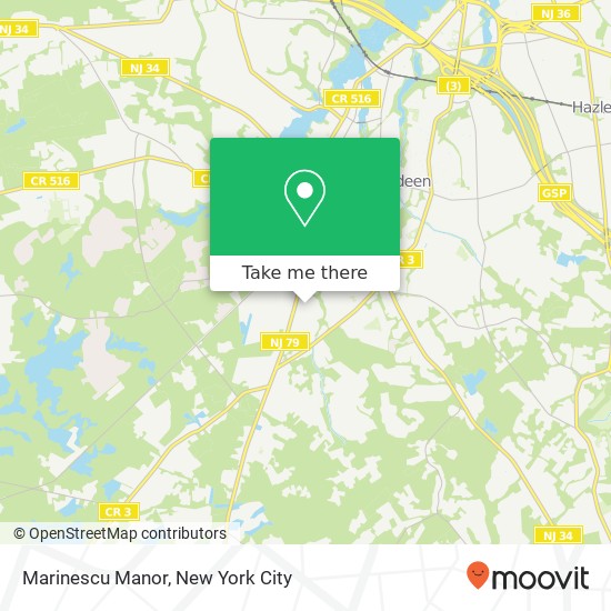 Marinescu Manor map