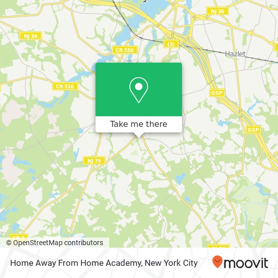 Home Away From Home Academy map