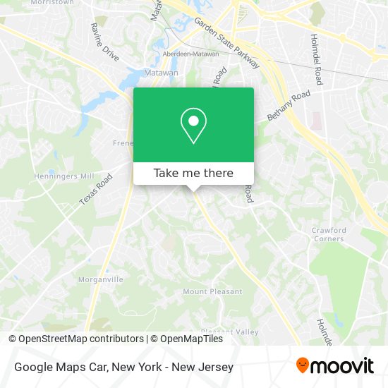Mapa de Google Maps Car