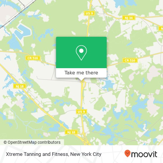 Xtreme Tanning and Fitness map