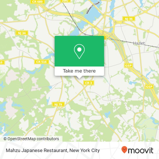 Mahzu Japanese Restaurant map