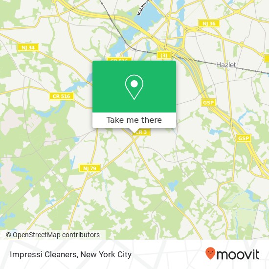 Impressi Cleaners map