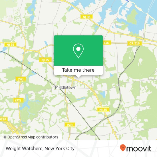 Weight Watchers map