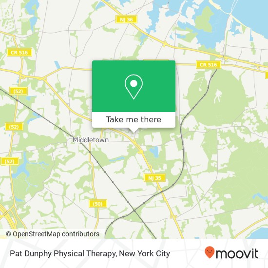 Pat Dunphy Physical Therapy map
