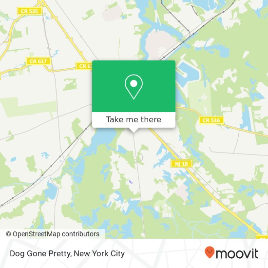 Dog Gone Pretty map