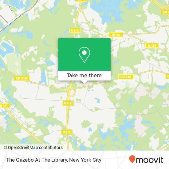 Mapa de The Gazebo At The Library