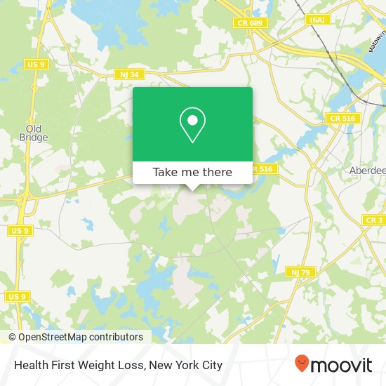 Mapa de Health First Weight Loss