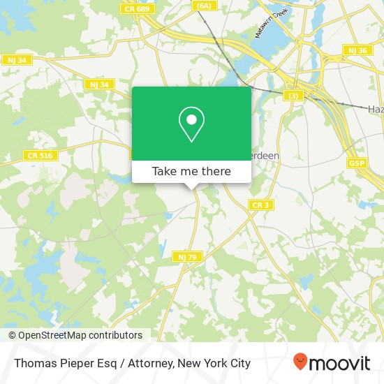 Thomas Pieper Esq / Attorney map