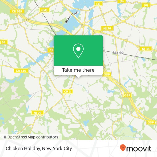 Chicken Holiday map