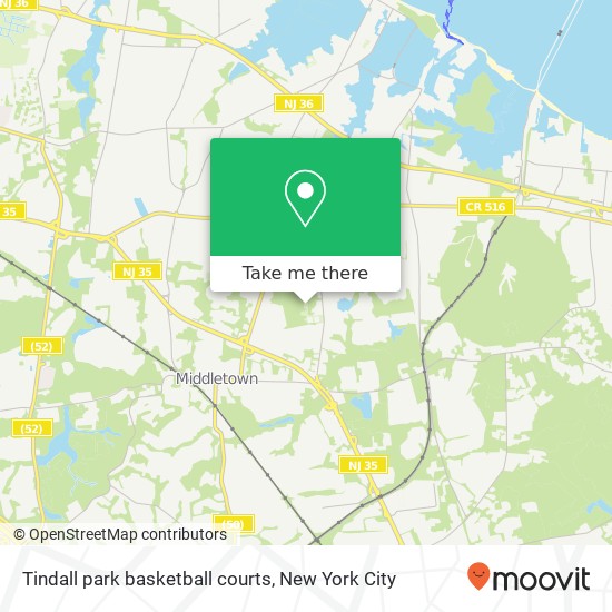 Mapa de Tindall park basketball courts