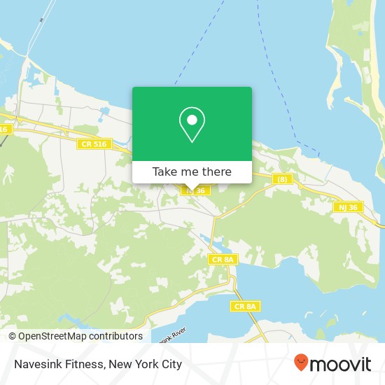 Mapa de Navesink Fitness