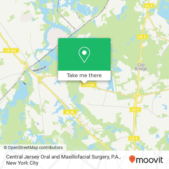 Central Jersey Oral and Maxillofacial Surgery, P.A. map