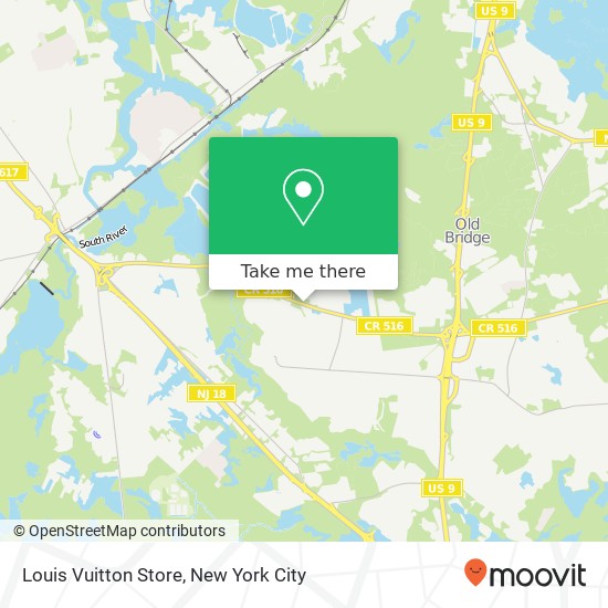 Mapa de Louis Vuitton Store