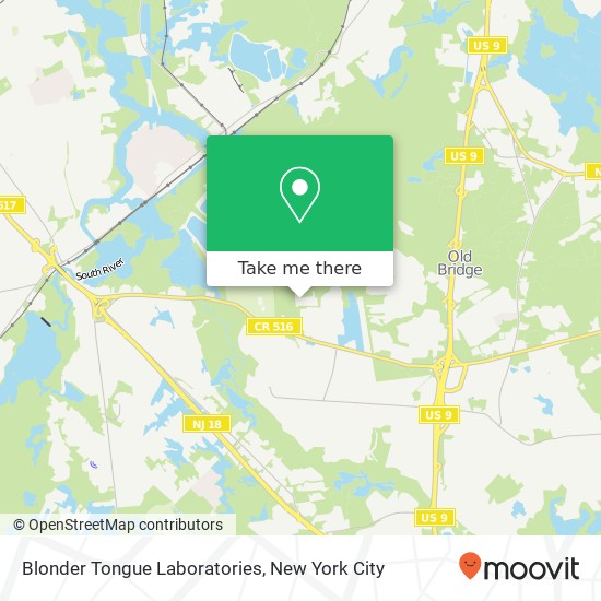 Blonder Tongue Laboratories map