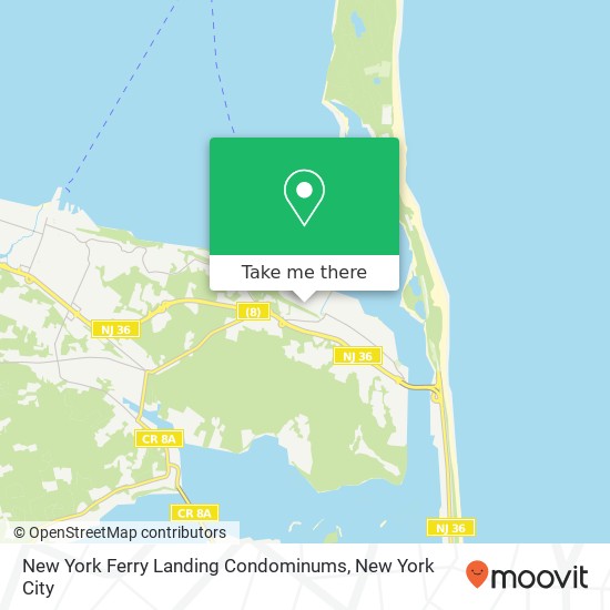 New York Ferry Landing Condominums map