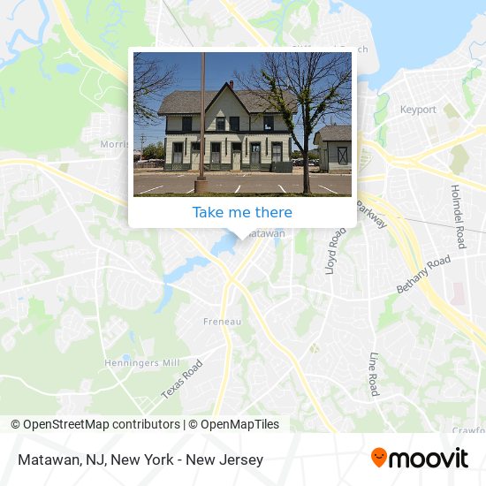 Mapa de Matawan, NJ